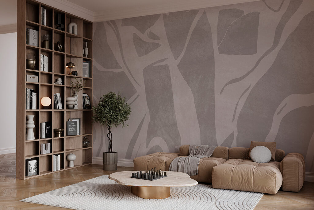 Abstract patterns in muted tones