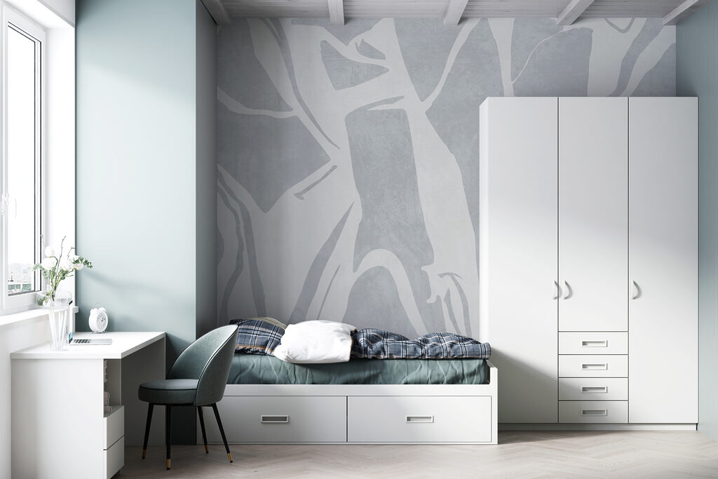 White and grey pattern