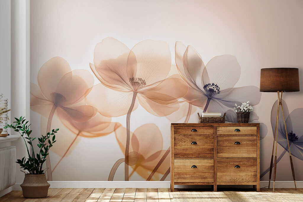 Delicate blooms in soft hues Delicate blooms in soft hues