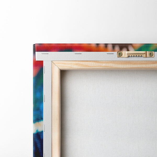 Colorful lizard on a leaf