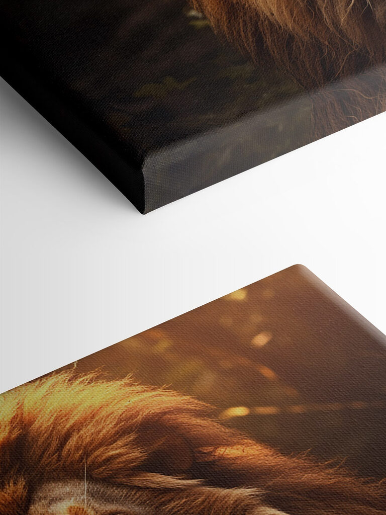 Lion with a very long mane