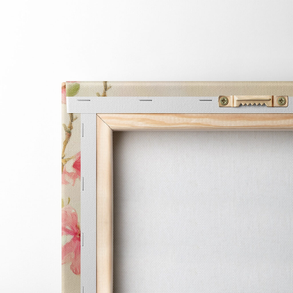 Group of hummingbirds on a branch with flowers