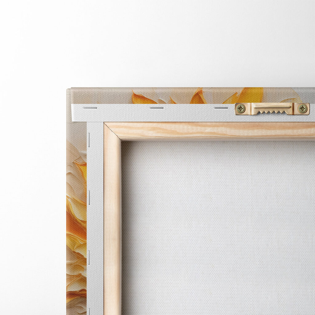 Painting of sunflowers on a white surface Painting of sunflowers on a white surface