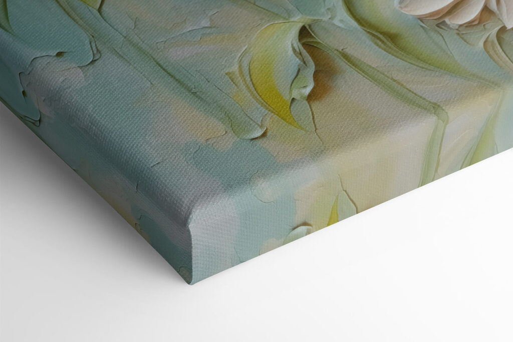 Painting of white flowers