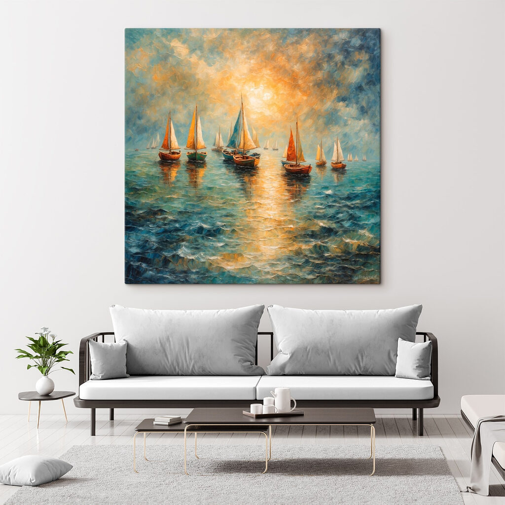 Group of boats on water