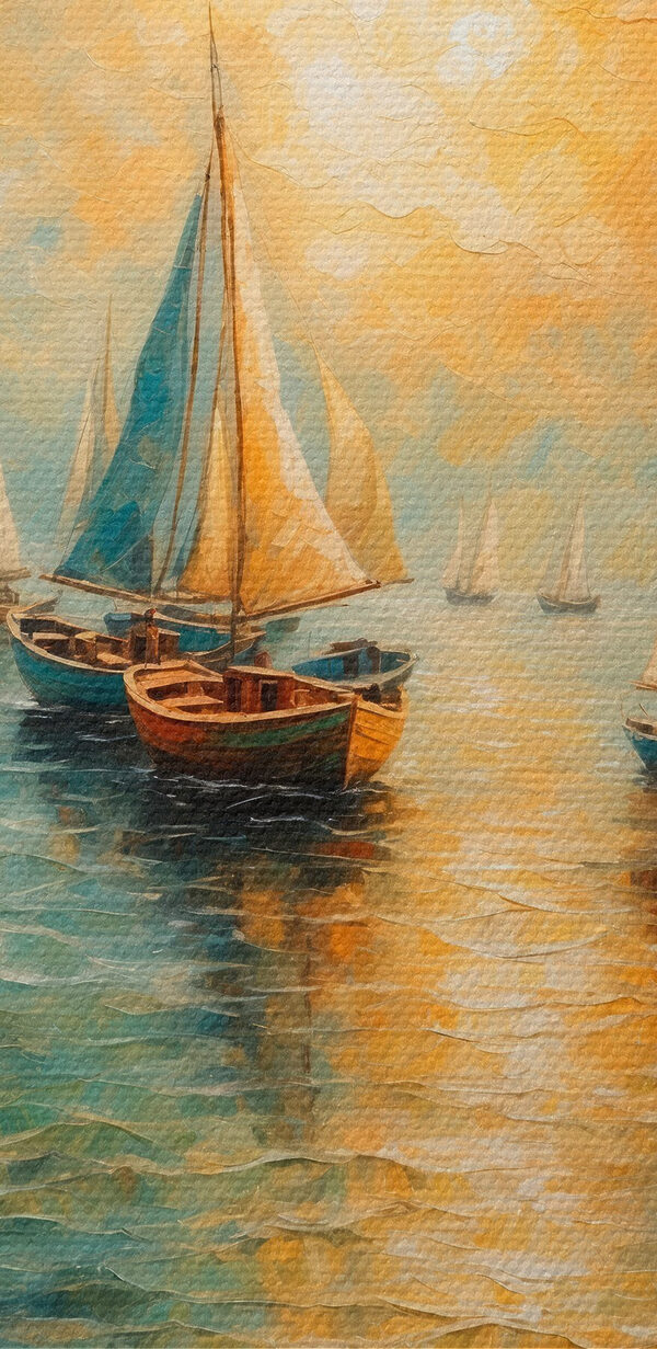 Group of boats on water Group of boats on water