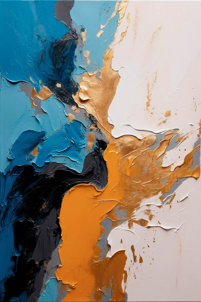 Painting of different colors Painting of different colors