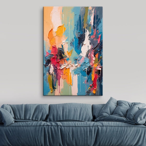 Painting of different colors Painting of different colors