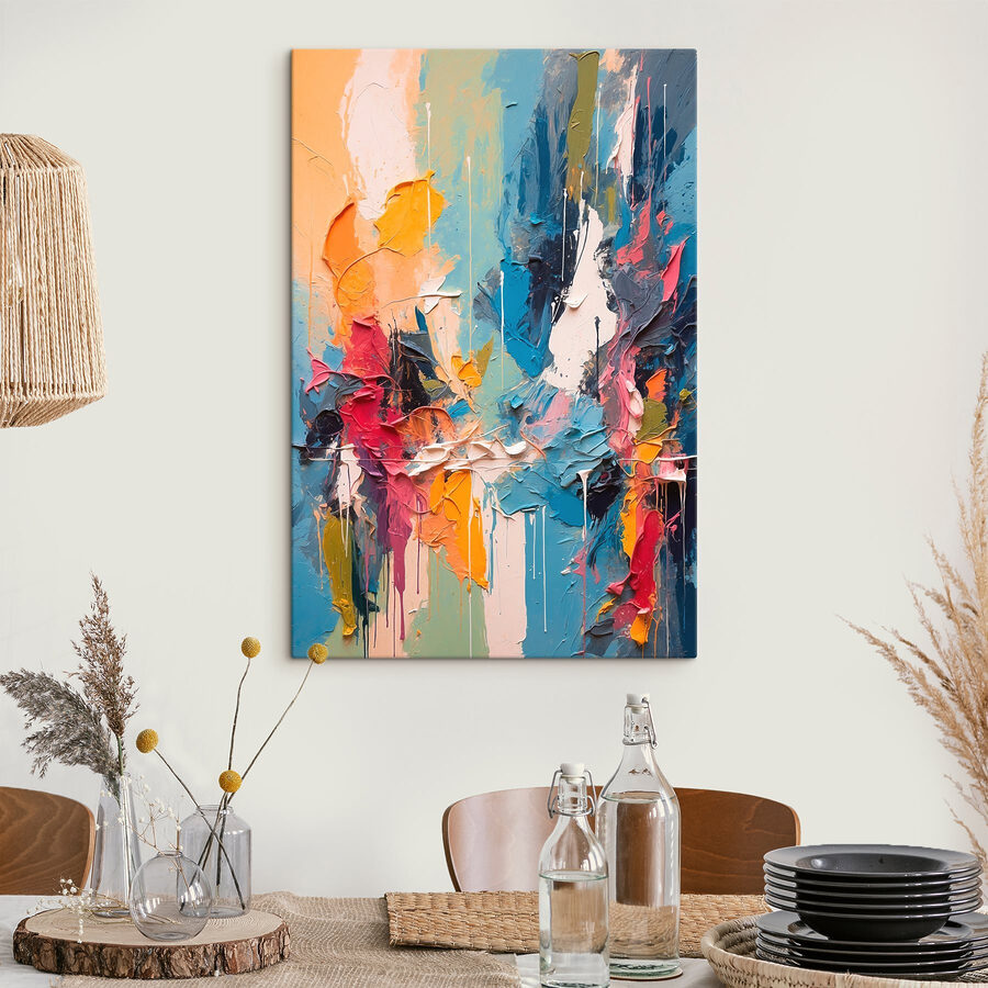 Painting of different colors Painting of different colors