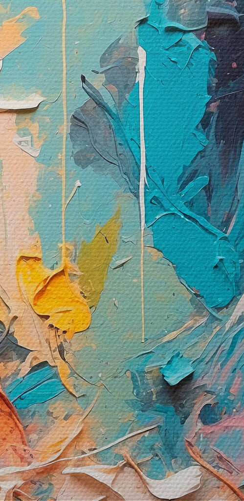 Painting of different colors