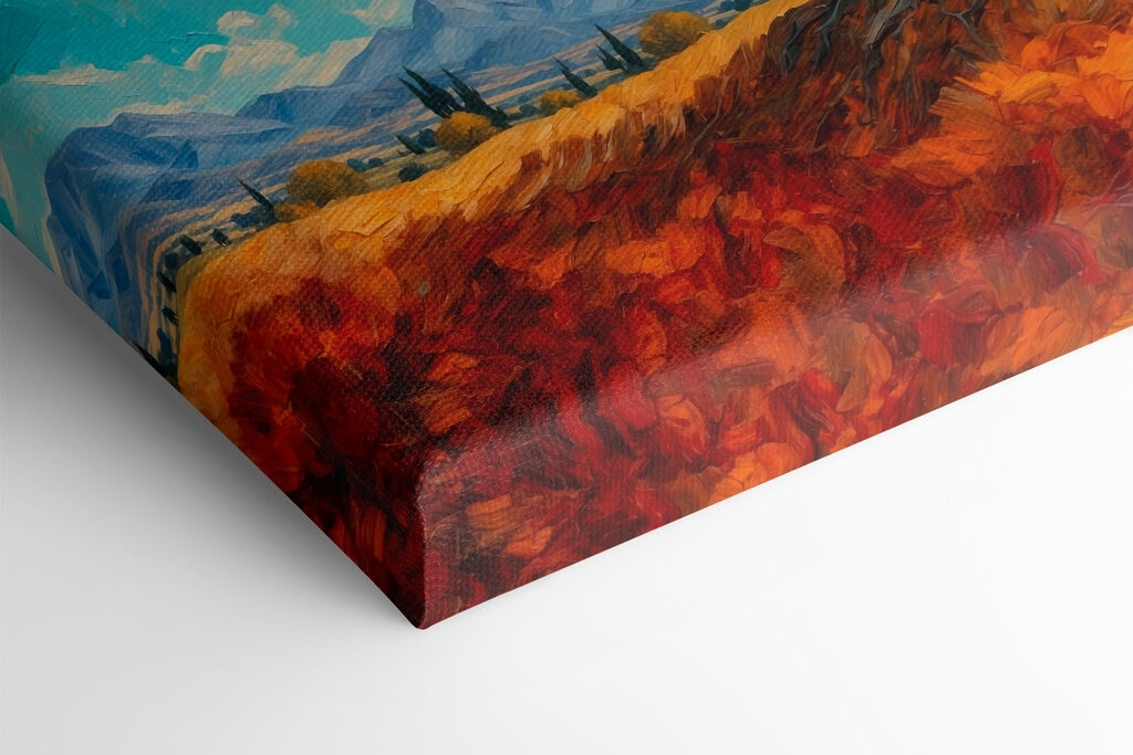 Painting of a tree with yellow leaves