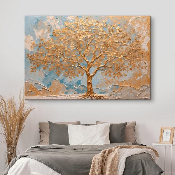 Majestic tree against tranquil backdrop Majestic tree against tranquil backdrop