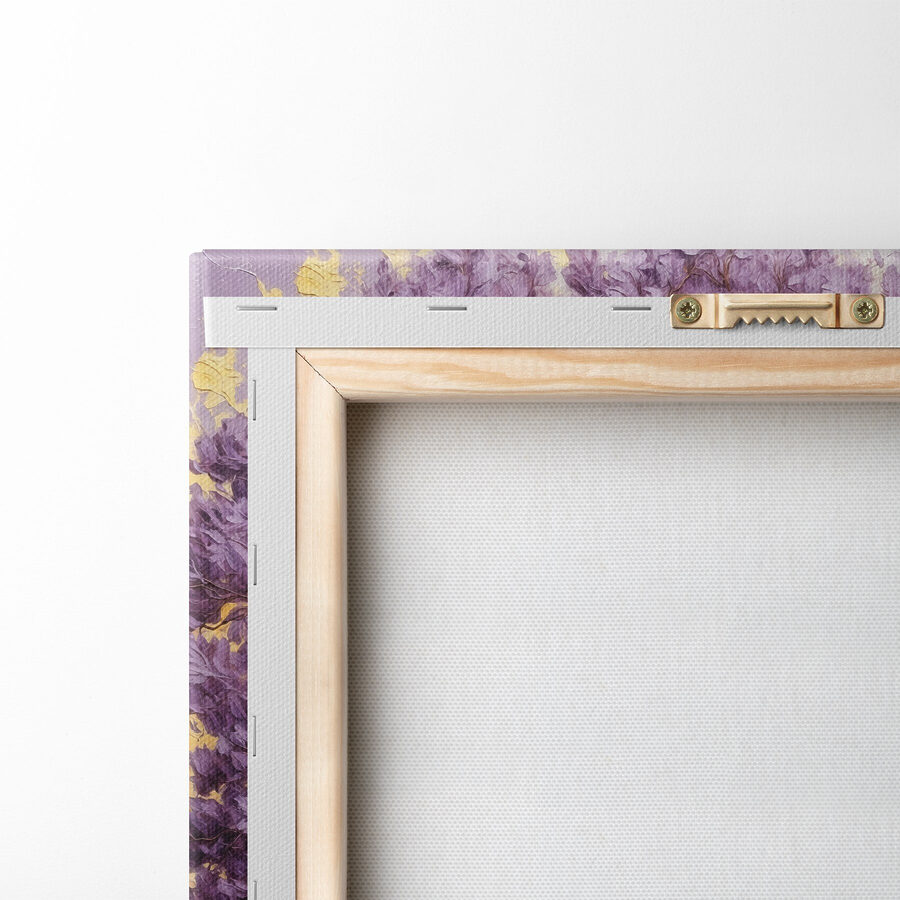 Painting of a tree with purple leaves Painting of a tree with purple leaves