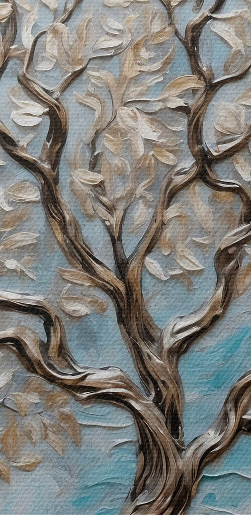 Painting of a tree Painting of a tree