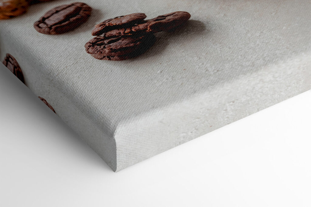 Cup of cookies with powdered sugar