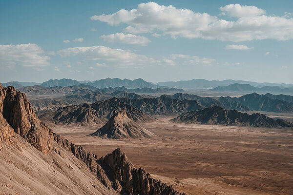 Landscape of mountains and blue sky Landscape of mountains and blue sky