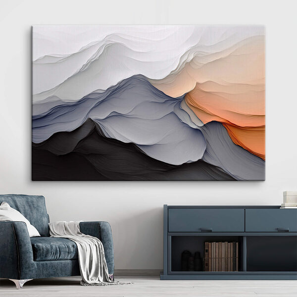 White and black mountains