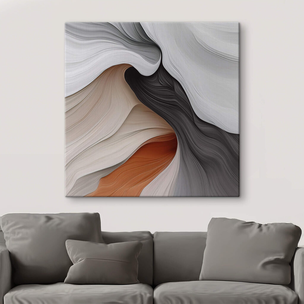 Elegant curves in earthy tones Elegant curves in earthy tones