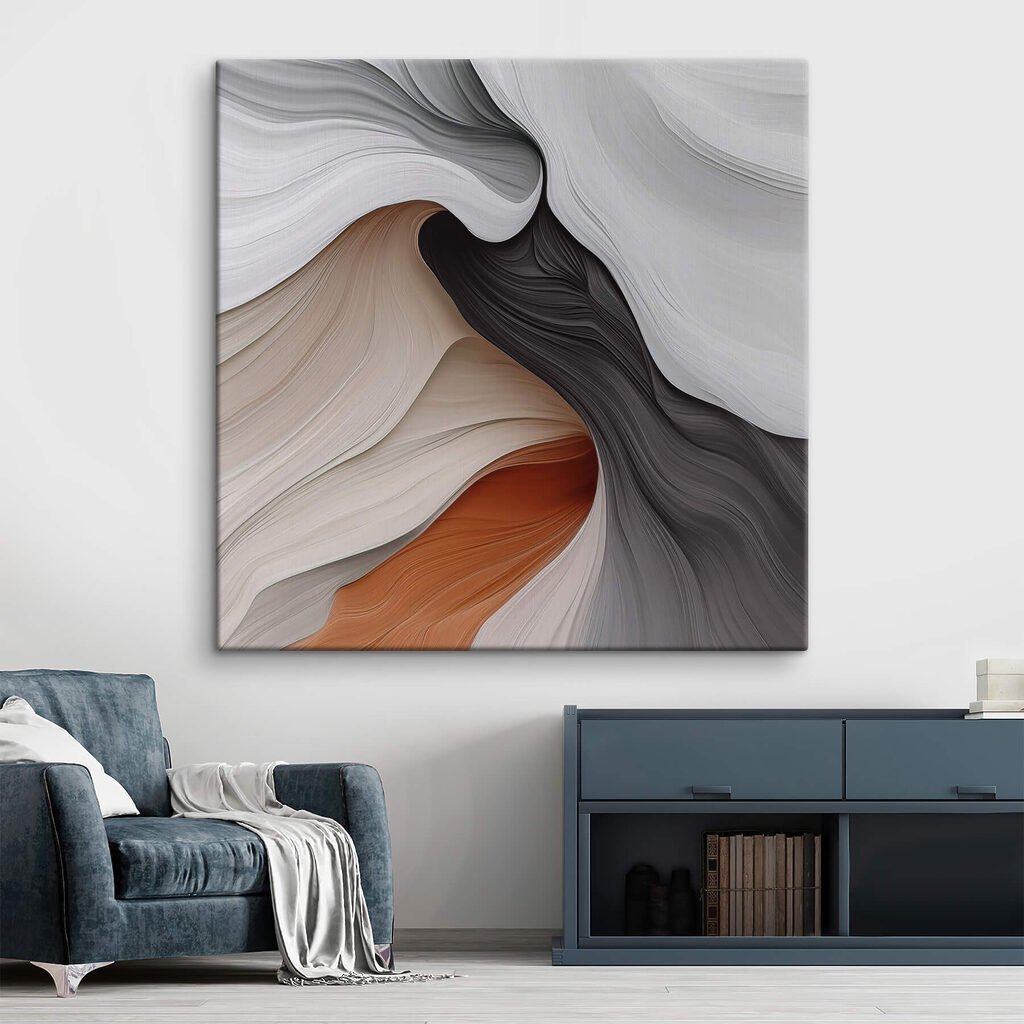 Elegant curves in earthy tones Elegant curves in earthy tones