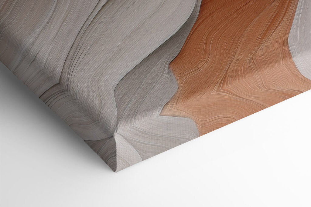 Elegant curves in earthy tones Elegant curves in earthy tones