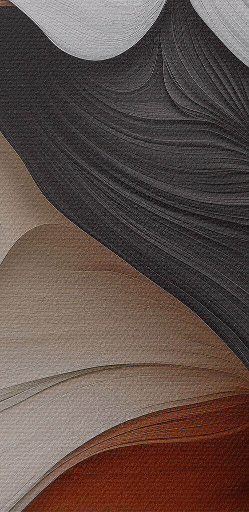 Elegant curves in earthy tones Elegant curves in earthy tones