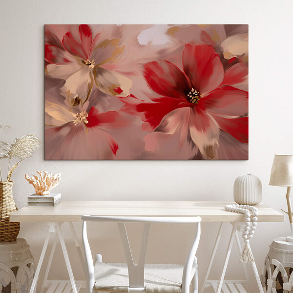Blooming flowers in soft hues Blooming flowers in soft hues