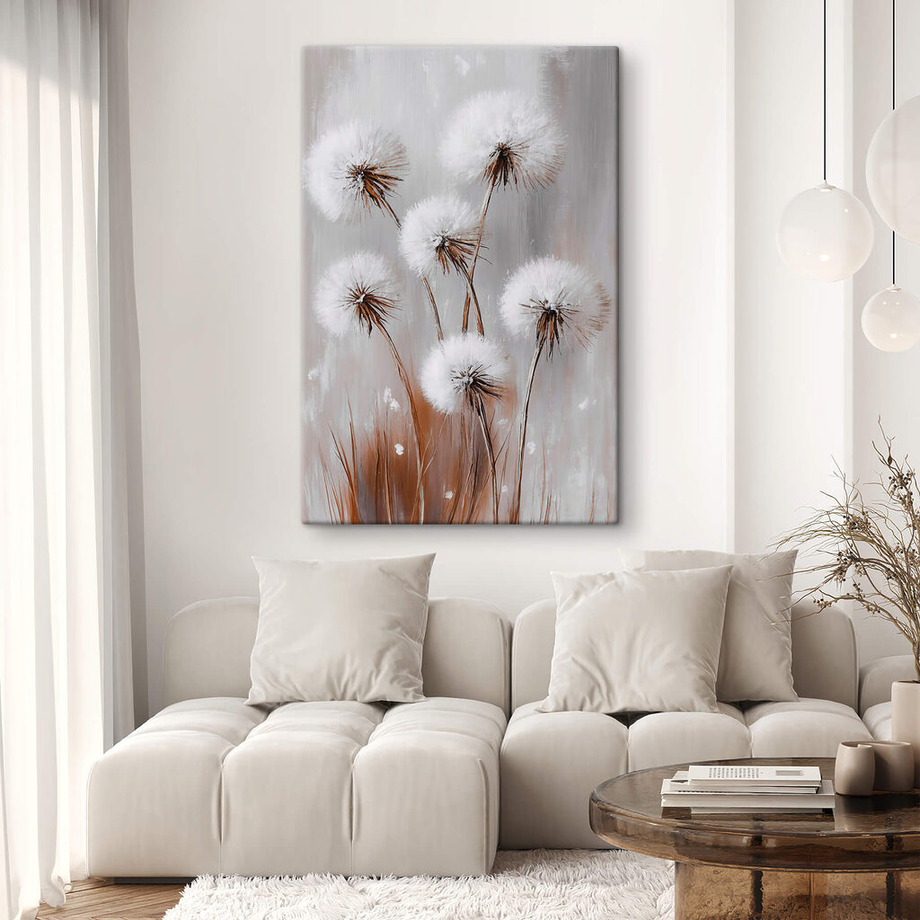 Group of white fluffy flowers Group of white fluffy flowers