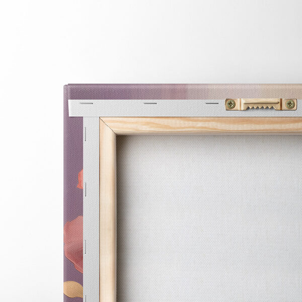 Painting of pink flowers