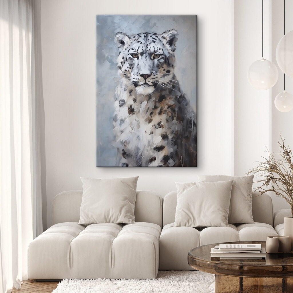 Painting of a leopard Painting of a leopard