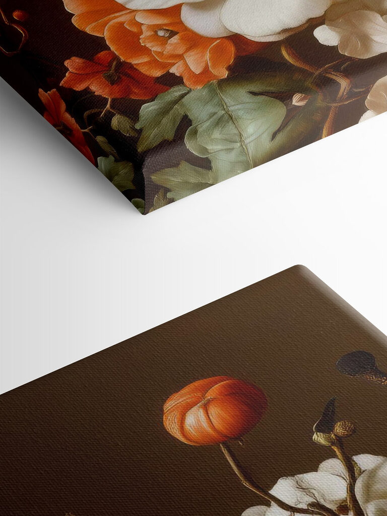 Painting of flowers in a vase