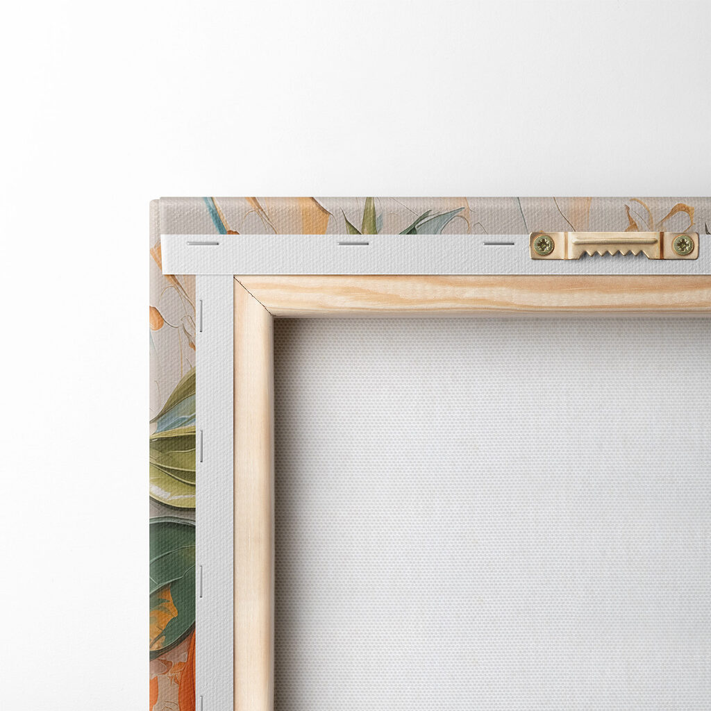 Painting of oranges and leaves Painting of oranges and leaves