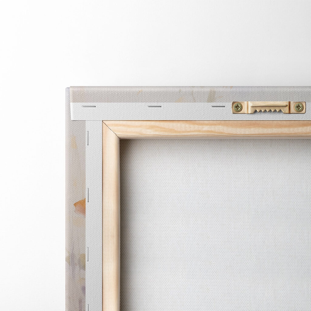 Painting of flowers in a field Painting of flowers in a field