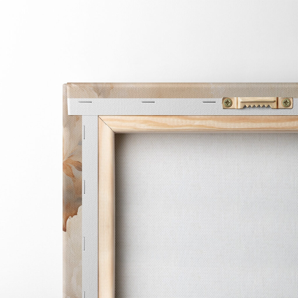 Painting of flowers on a wall Painting of flowers on a wall