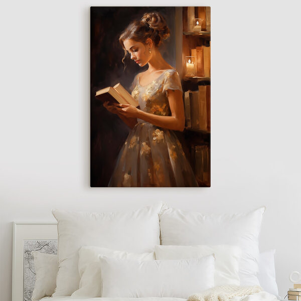 Жінка читає книгу Жінка читає книгу