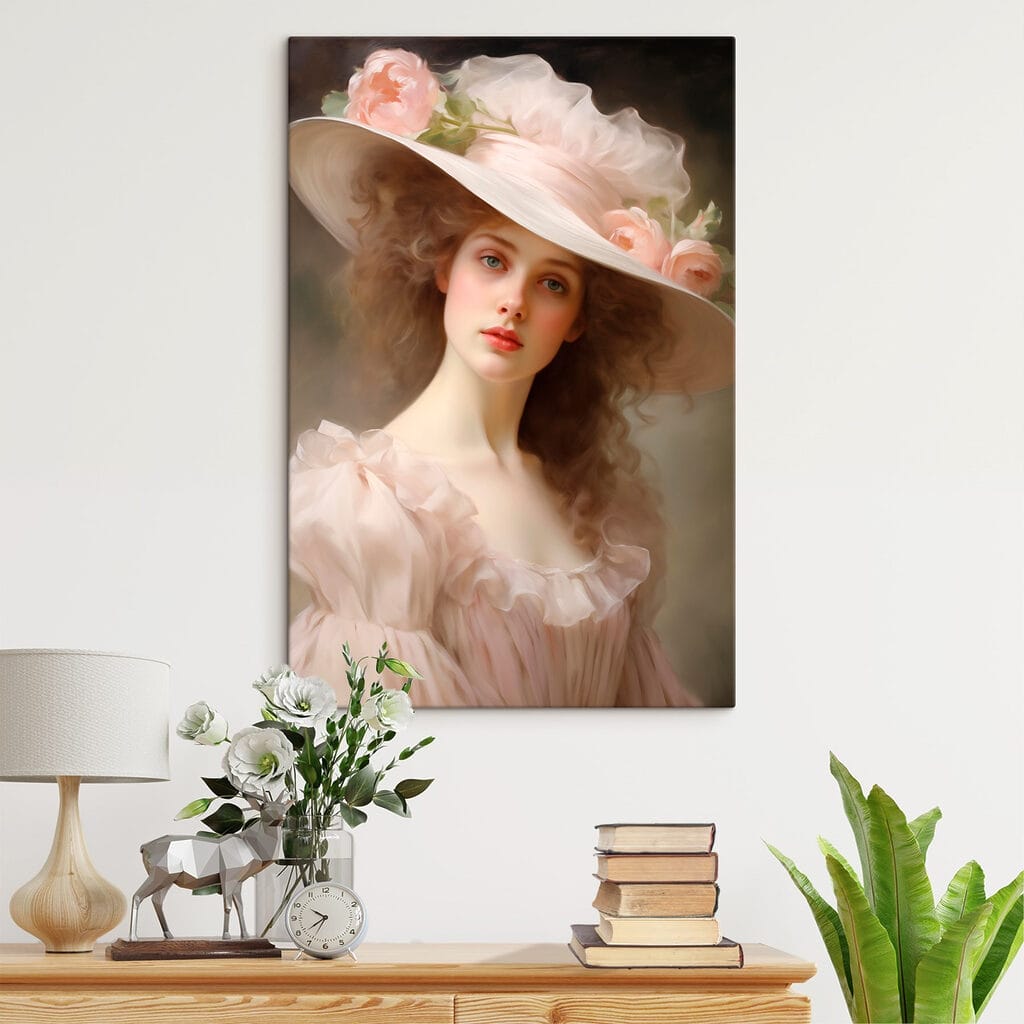 Woman in a hat
