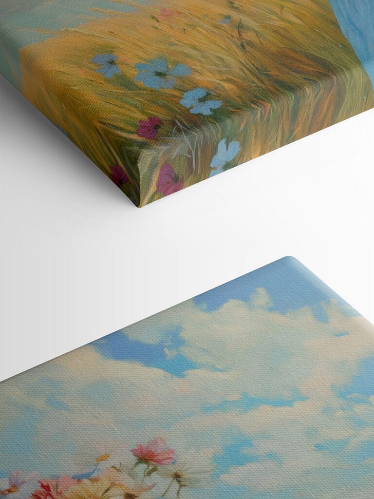 Woman holding a bouquet of flowers