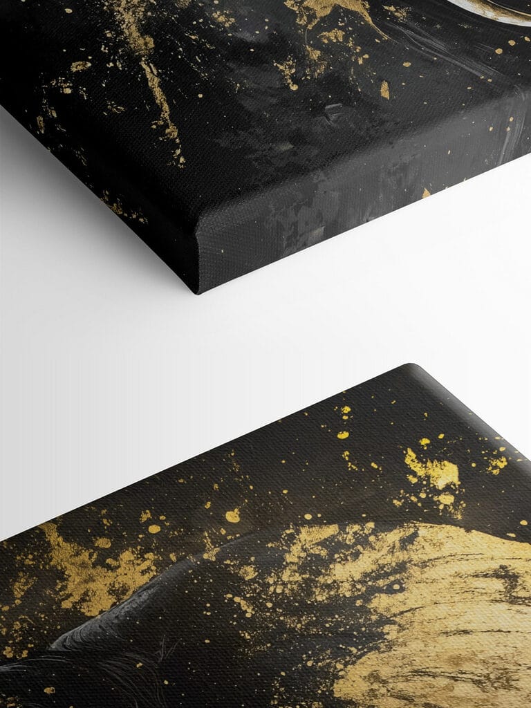 Majestic elephant portrait in art Majestic elephant portrait in art