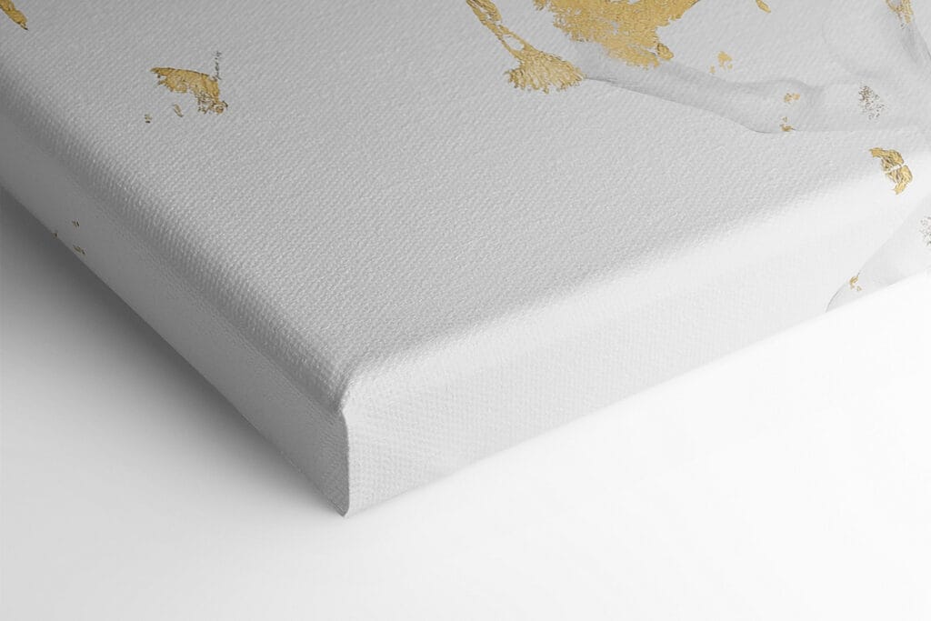 Group of white horses running