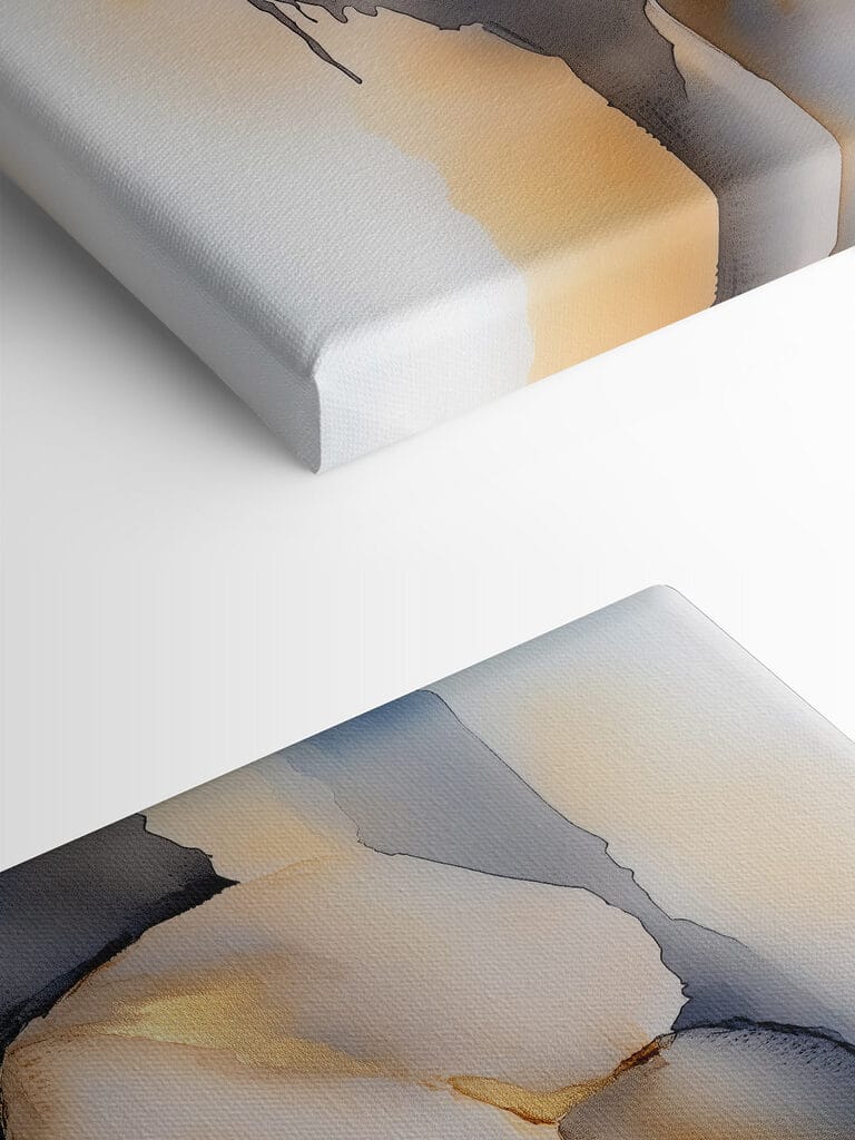 Painting of a person's face