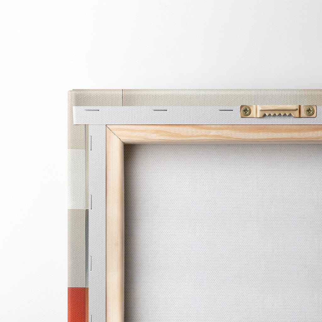 Colorful art piece of squares