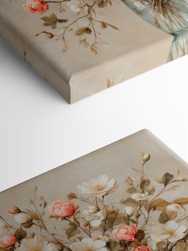 Painting of flowers in a vase Painting of flowers in a vase