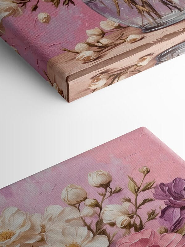 Painting of flowers in a vase