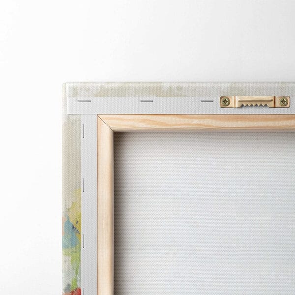 Painting of flowers on a white background Painting of flowers on a white background