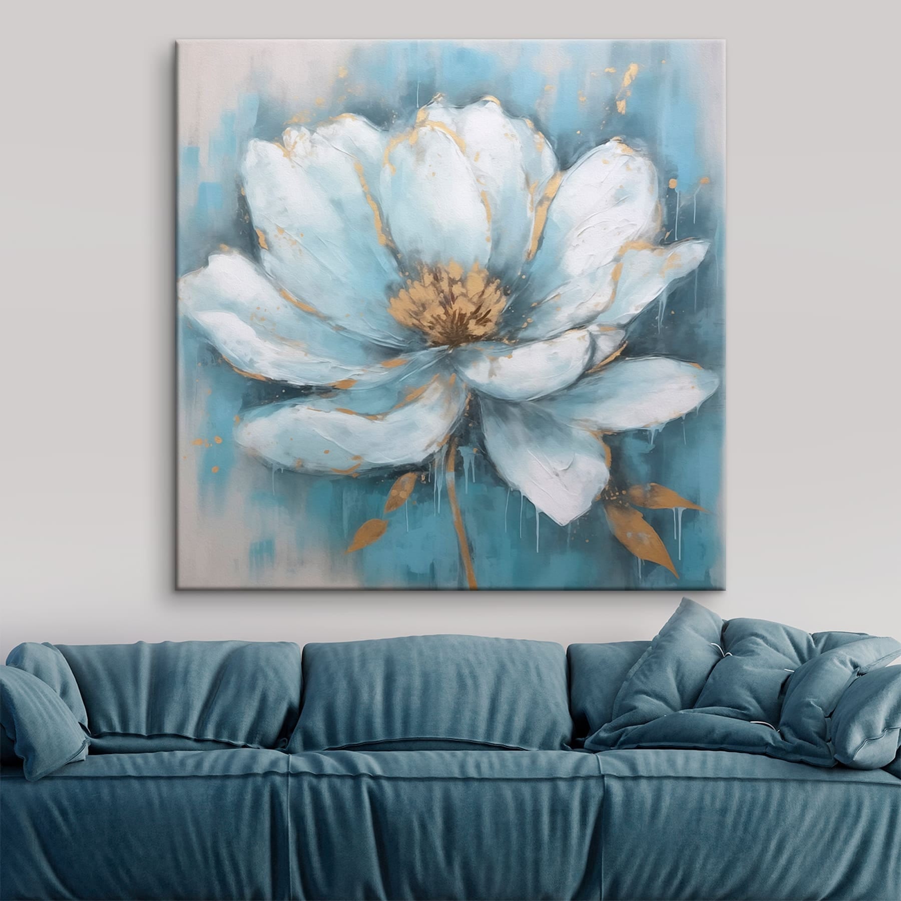 Delicate bloom against a soft backdrop