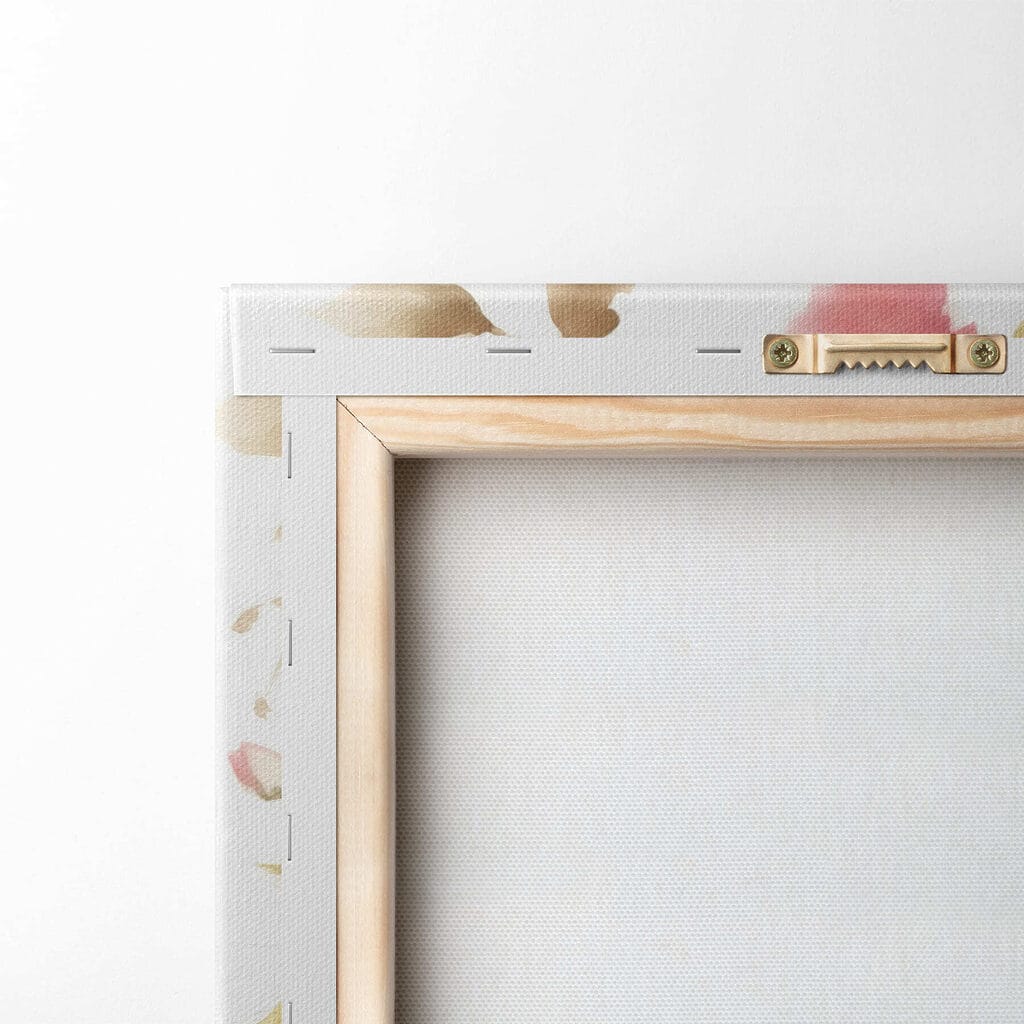 Painting of flowers on a white background