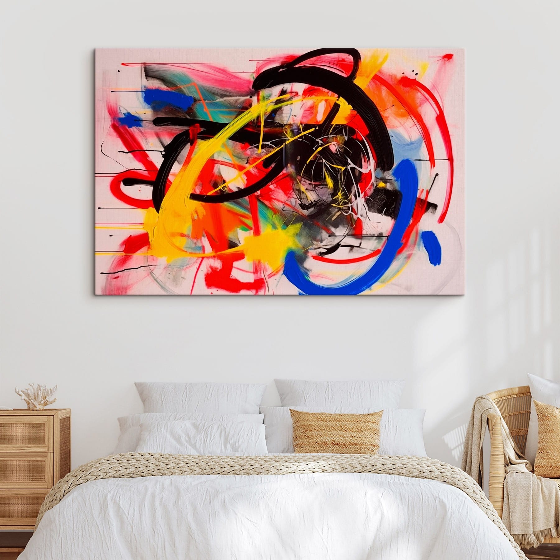 Painting of different colors