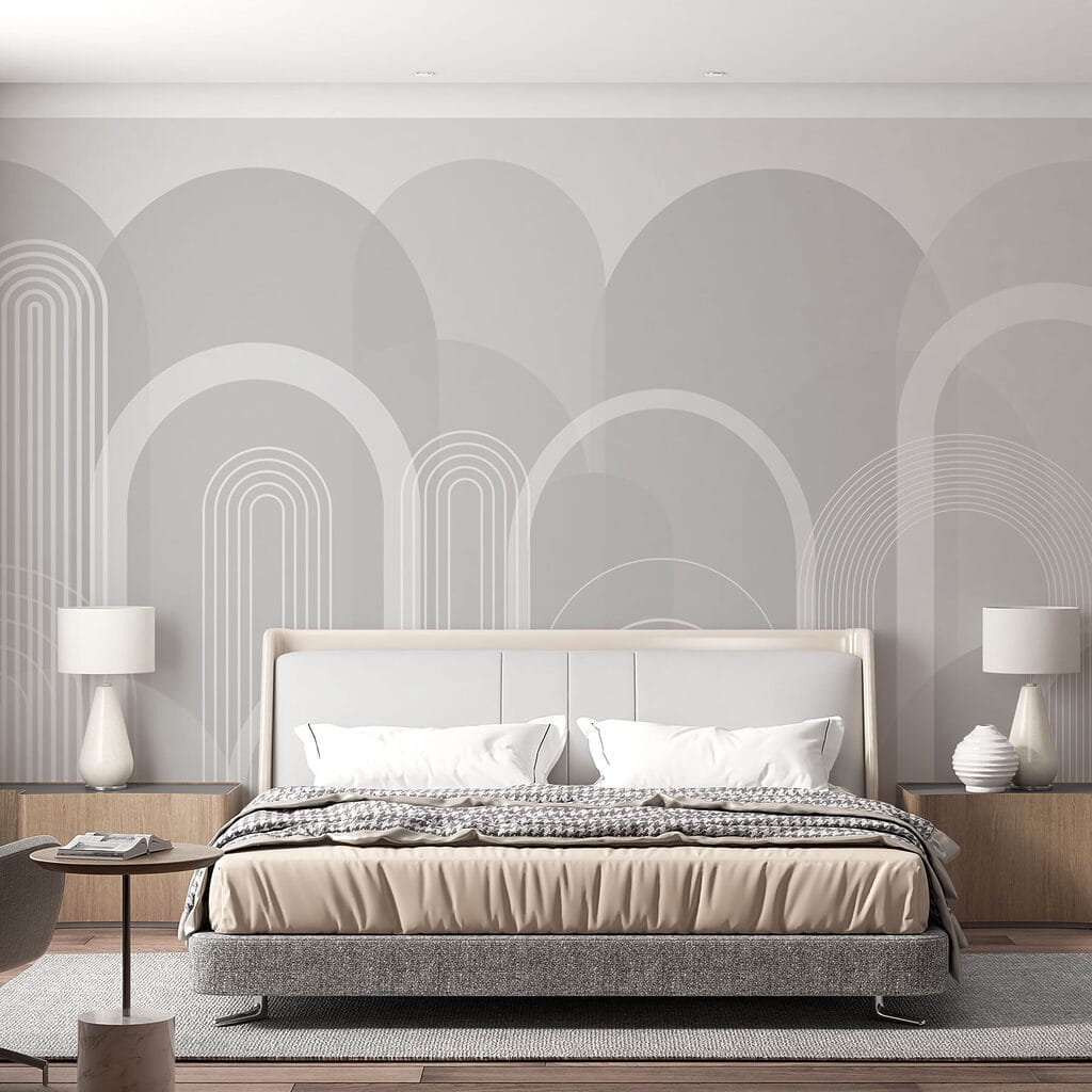 Grey and white background with white lines Grey and white background with white lines