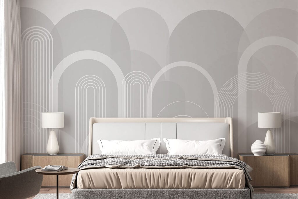 Grey and white background with white lines Grey and white background with white lines