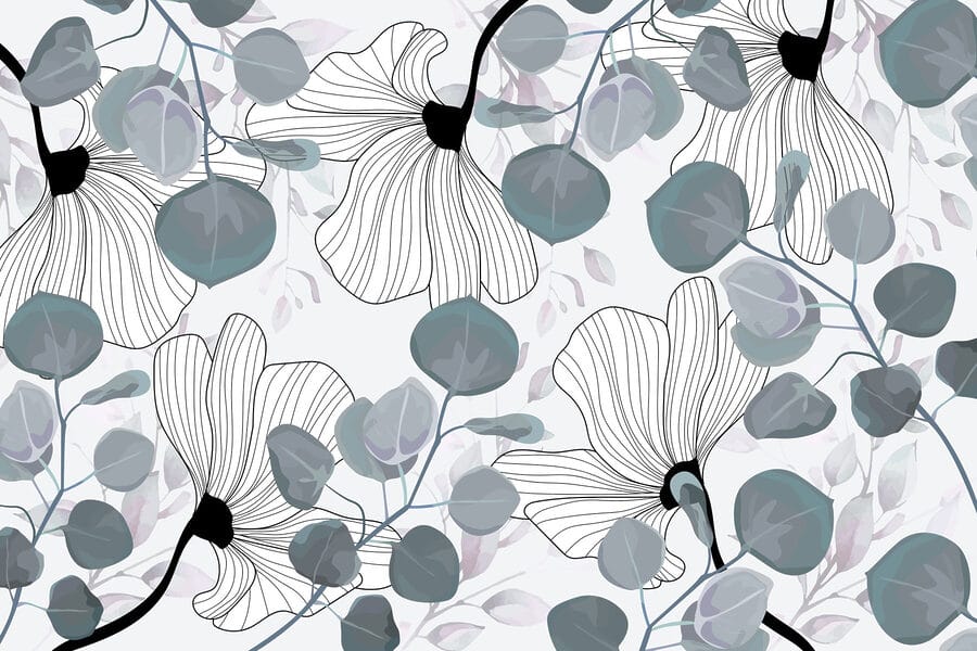 Delicate floral pattern in soft hues Delicate floral pattern in soft hues