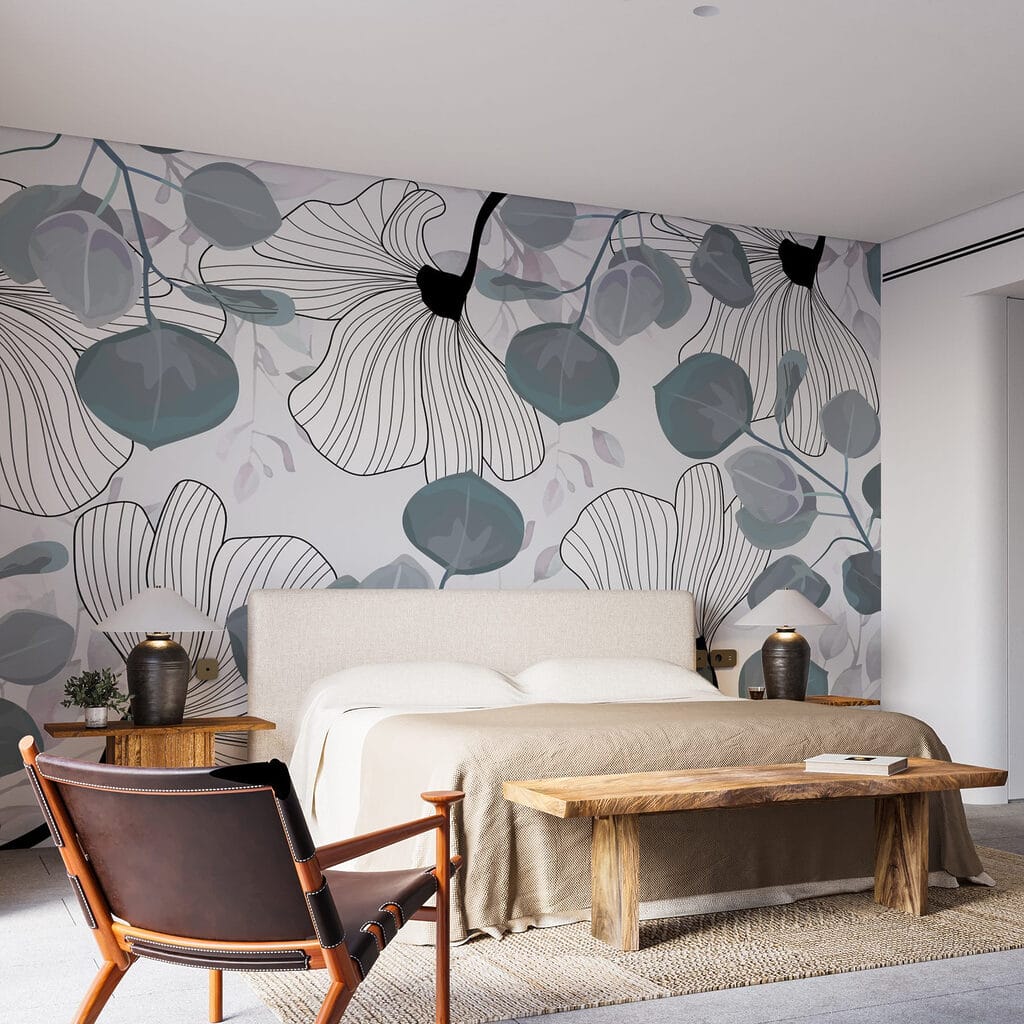 Delicate floral pattern in soft hues